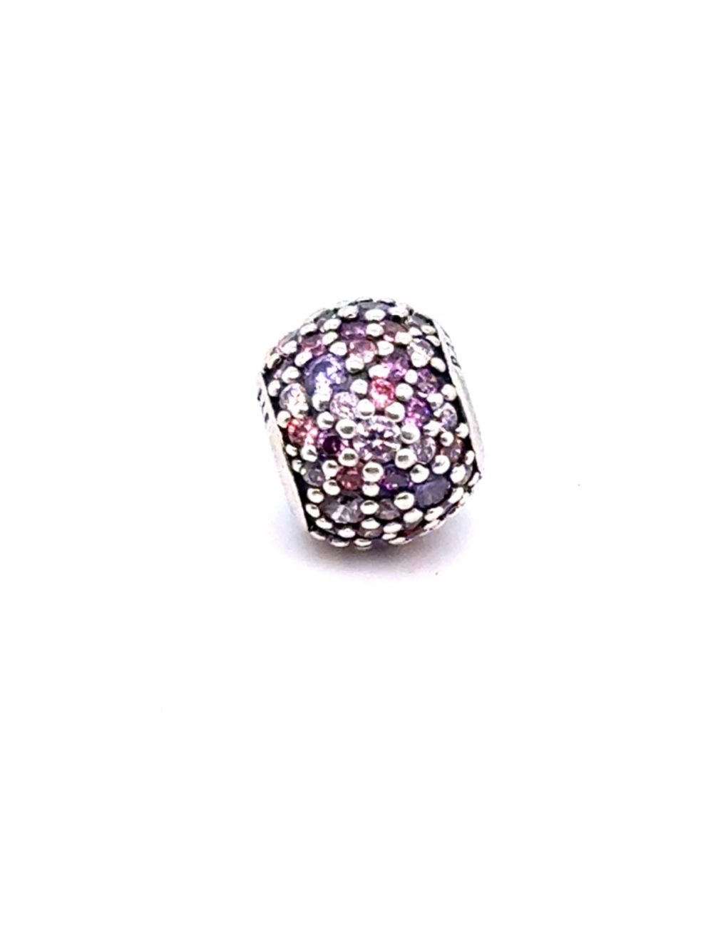 Pandora Silver Purple/Pink Cz Pave‎ Lights Charm